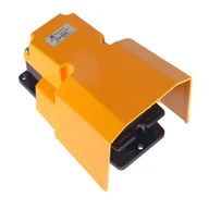 Inne akcesoria elektryczne - Spamel Wyłącznik nożny 200X100 aluminiowy czarny (1NO/1NC) 15A FS504 FS504 - miniaturka - grafika 1