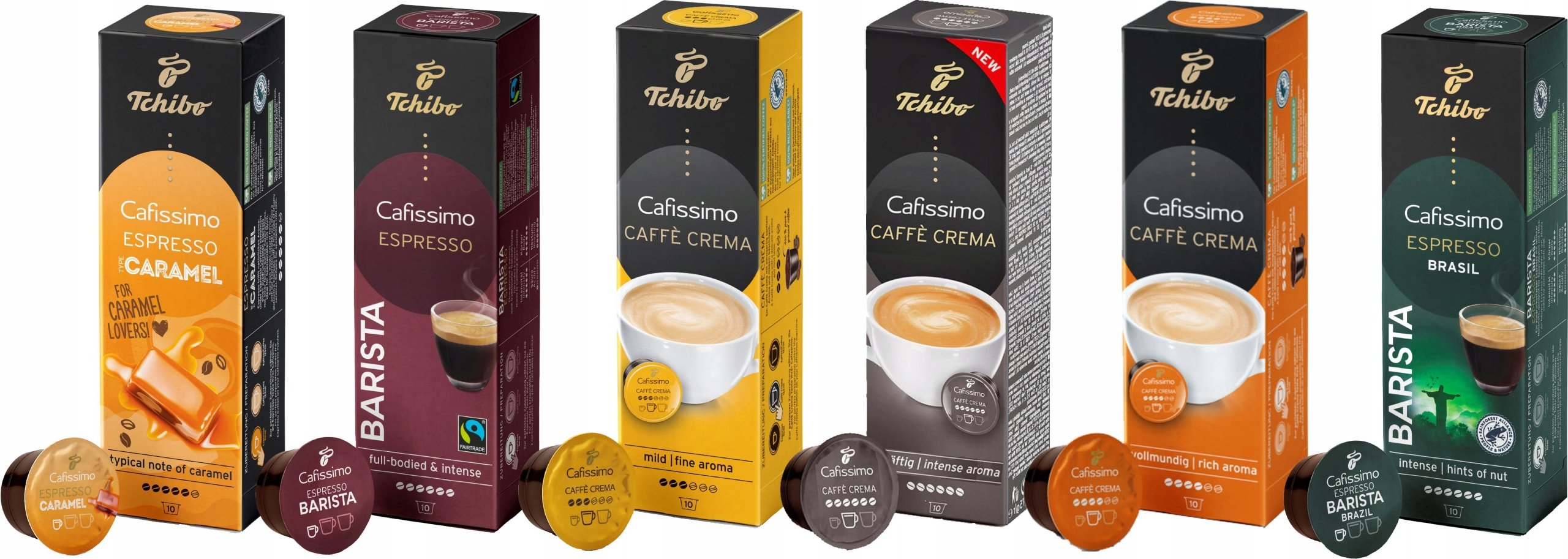 Tchibo Cafissimo Zestaw Collection 60 kaps