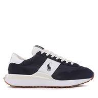 Sneakersy męskie - Sneakersy Polo Ralph Lauren Train 89 809878008004 Granatowy - miniaturka - grafika 1