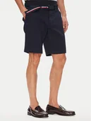 Spodenki męskie - Tommy Hilfiger Szorty materiałowe Brooklyn MW0MW39706 Granatowy Regular Fit - miniaturka - grafika 1