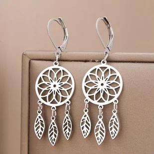 Kolczyki - łapacze snów - Kolczyki - miniaturka - grafika 1