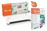 Laminatory - Peach Laminator A4 – w zestawie 210 folii do laminowania gratis – dwa razy szybciej niż inne – laminuje ponad 1,5 strony A4 na minutę – nadaje się do wszystkich dostępnych na rynku folii — PL750 - miniaturka - grafika 1