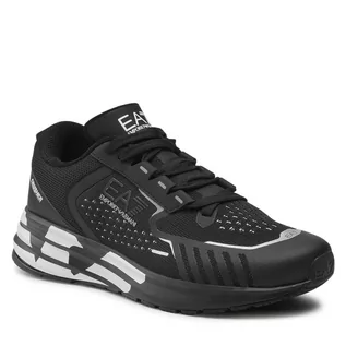 Sneakersy damskie - Emporio Armani Sneakersy EA7 X8X094 XK239 A120 Black/White - grafika 1