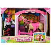 Lalki dla dziewczynek - Simba STEFFI Stajnia - miniaturka - grafika 1