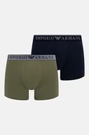 Majtki męskie - Emporio Armani Underwear bokserki 2-pack męskie kolor zielony 111769 4F720 - miniaturka - grafika 1