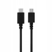 Kable USB - Kabel TYP C - Micro USB 3A 1,5m Przewód usbc czarn Przewód do ładowania Telefonu - miniaturka - grafika 1