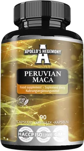 APOLLO'S HEGEMONY PERUVIAN MACA EKSTRAKT 10:1 90 KAPSUŁEK - Suplementy naturalne - miniaturka - grafika 1