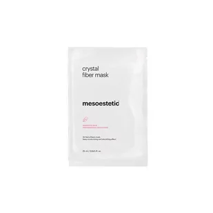 Mesoestetic Post Peel Crystal Fiber Mask - żelowa maska w płacie (1 x 50g) - Maseczki do twarzy - miniaturka - grafika 1
