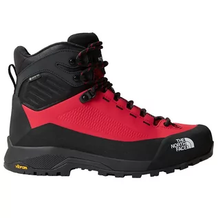 Buty trekkingowe męskie - Buty The North Face Verto Gore-Tex Mid 0A83NBKZ31 - czerwono-czarne - grafika 1