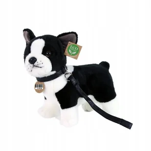 Pluszak maskotka Piesek Buldog Francuski Friendly Prezent na święta 28cm - Maskotki i pluszaki - miniaturka - grafika 1
