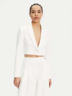 Patrizia Pepe Marynarka 2S1531 A411 Biały Regular Fit - Marynarki i żakiety damskie - miniaturka - grafika 1