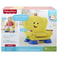 Zabawki interaktywne dla dzieci - Fisher Price Edukacyjny fotelik malucha CDF63 - miniaturka - grafika 1