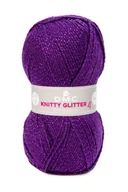 Pasmanteria - Włóczka DMC Knitty 4 Glitter kol. 225 Fiolet - miniaturka - grafika 1