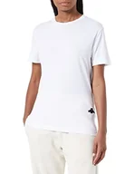 Koszulki i topy damskie - Replay T-shirt damski, 001 White, XL - miniaturka - grafika 1