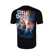 Koszulki sportowe męskie - Pit Bull T-shirt Koszulka Santa Muerte 24 Black - miniaturka - grafika 1