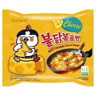 Kuchnie świata - RAMEN SAMYANG 140g HOT KURCZAK SER - miniaturka - grafika 1