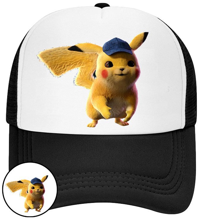 CZAPKA Z DASZKIEM POKEMON PIKACHU DLA DZIECI SIATKA