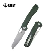 Noże - Nóż składany Kubey Elang Green Micarta, Beadblasted AUS-10 by Sebastian Irawan (KU365E) - miniaturka - grafika 1