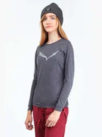 Koszulki sportowe damskie - Salewa Solidlogo Dry W L/S Tee 27341-3986 - miniaturka - grafika 1