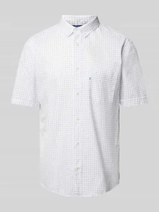 Koszula casualowa o kroju regular fit ze wzorem na całej powierzchni - Koszule męskie Koszula casualowa o kroju regular fit ze wzorem na całej powierzchni - Koszule męskie - miniaturka - grafika 1