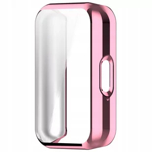 Etui Bizon Case Watch Felipe do Galaxy Fit 3, różowe - Akcesoria do smartwatchy - miniaturka - grafika 1