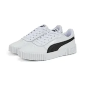 Buty trekkingowe damskie - Damskie sneakersy Carina 2.0 PUMA White Black Silver Gray - miniaturka - grafika 1