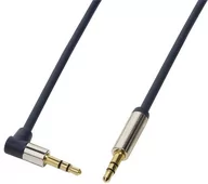 Kable - Logilink Kabel Kabel audio stereo CA11300 3,5 mm, M/M, 3m, kąt 90 - CA1 - miniaturka - grafika 1