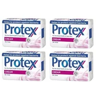 Mydła - Protex, Zestaw 4x, Mydło antybakteryjne, Cream, 90 g - miniaturka - grafika 1