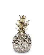 Figurki dekoracyjne - Art pol FIGURKA CERAMICZNA ANANAS ZŁOTY 16x8cm 131504 [14646529] - miniaturka - grafika 1