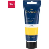Przybory szkolne - Farba akrylowa FINENOLO 75ml żółta EC75-YL DELI - miniaturka - grafika 1
