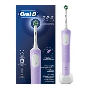 Oral-B Vitality Pro Protect X D103 Fioletowy - Szczoteczki elektryczne - miniaturka - grafika 2