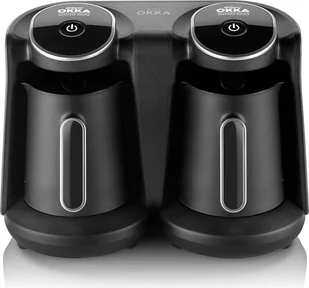 Arzum OKKA Minio 880W Duo Turecki ekspres do kawy, pojemność 1-8 filiżanek, zmywalny dzbanek do kawy czarny/srebrny - Dzbanki i imbryki - miniaturka - grafika 1