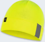 Czapki damskie - Czapka Buff Safety Knited Polar Fluor Yellow - miniaturka - grafika 1