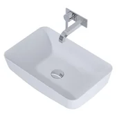 Umywalki - Elita umywalka nablatowa NOMIA 50x39 Cream stone matt 145292 - miniaturka - grafika 1