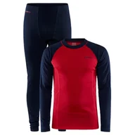 Bielizna sportowa męska - Zestaw dla mężczyzn Craft Core Warm Baselayer Rozmiar: L / Kolor: niebieski - miniaturka - grafika 1