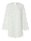 Sukienki - YAS Sukienka koktajlowa 26038226 Biały Loose Fit - miniaturka - grafika 1