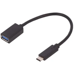 Kabel Usb 3.1 typ C męski Usb 3.0 A żeński 0.2m - Kable komputerowe i do monitorów - miniaturka - grafika 1