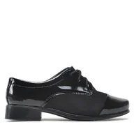 Buty dla chłopców - Półbuty Tim 068 Czarny - miniaturka - grafika 1