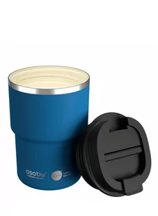 Kubek na kawę Asobu Coffee Express Tumbler 0,36 l - blue - Kubki termiczne - miniaturka - grafika 1