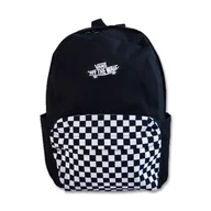 Plecaki - Plecak Szkolny Vans New Skool Backpack Checkerboard Kratka Kieszonki - Vn000628Y281 - miniaturka - grafika 1