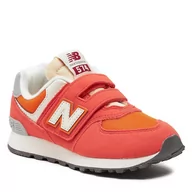 Buty dla chłopców - Sneakersy New Balance PV574RCB Pomarańczowy - miniaturka - grafika 1
