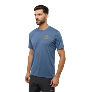 Męska koszulka z krótkim rękawem Jack Wolfskin VONNAN GRAPHIC T M nature blue - XXXL - Koszulki męskie - miniaturka - grafika 1