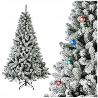 Choinki - Sztuczna Choinka Ośnieżona Gęsta PREMIUM Sosna Królewska 240 CM + Stojak - miniaturka - grafika 1