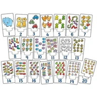 Zabawki interaktywne dla dzieci - Bigjigs Toys gra edukacyjna Dopasuj i policz - miniaturka - grafika 1