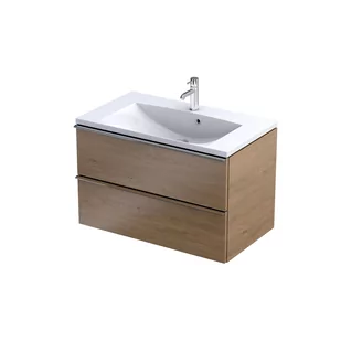 Szafka łazienkowa pod umywalkę Oristo Etna Uni 80 cm jasne drewno OR52-SD2S-80-78 - Szafki łazienkowe - miniaturka - grafika 1