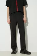 Spodnie męskie - New Balance spodnie Twill Straight Pant 30" męskie kolor czarny proste MP41575BK - miniaturka - grafika 1