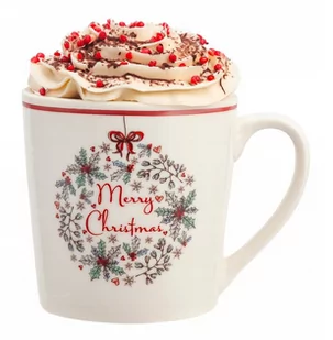 Kubek porcelanowy świąteczny stożek  Merry Christmas 380ml - Kubki - miniaturka - grafika 1