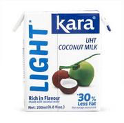Produkty wegańskie i wegetariańskie - Kara Krem kokosowy light 11% UHT 200 ml - miniaturka - grafika 1