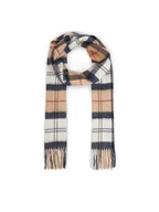 Apaszki i szaliki męskie - Barbour Szalik Tartan LSC0129BR51 Beżowy - miniaturka - grafika 1