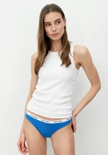 CALVIN KLEIN MAJTKI DAMSKIE NIEBIESKIE FIGI Z LOGO HIPSTER M 2A4E5_C* TIA - Majtki damskie - miniaturka - grafika 1